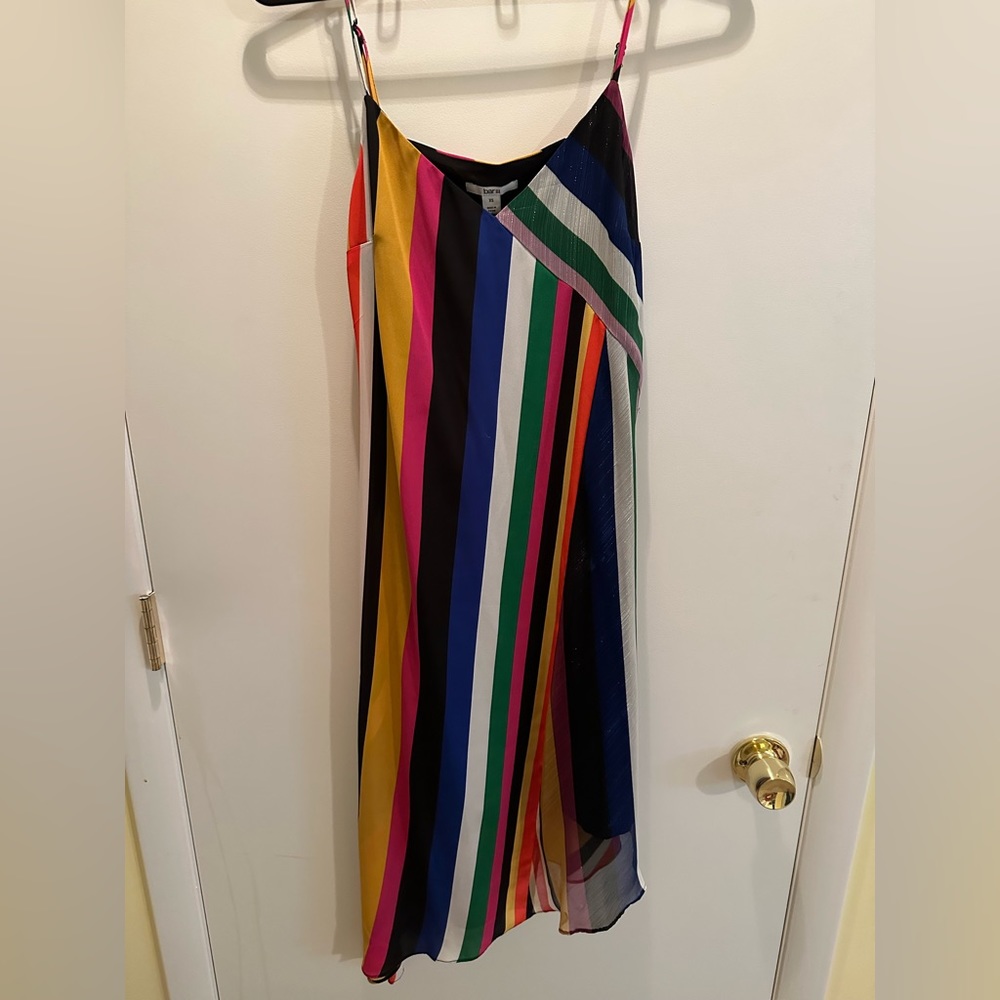 Bar III slant hem dress